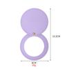 Compact Mirrors With PU Leather Sleeve Mini Portable Makeup Mirror For Purse Pocket Travel