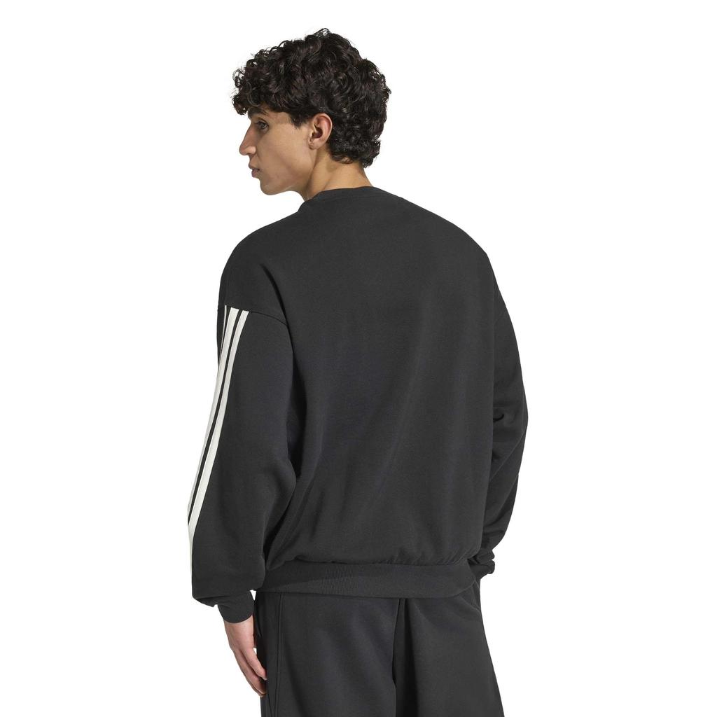 KIT Sweat Crew BW222 2L [Adidas] 3-Stripes Men's Black/Off-White (KW2370)