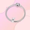 Copper Pink Love Rabbit Easter Egg Series Pendant Easter Charms Fit Original Bracelet Charm Bead Necklace Diy Female Jewelry