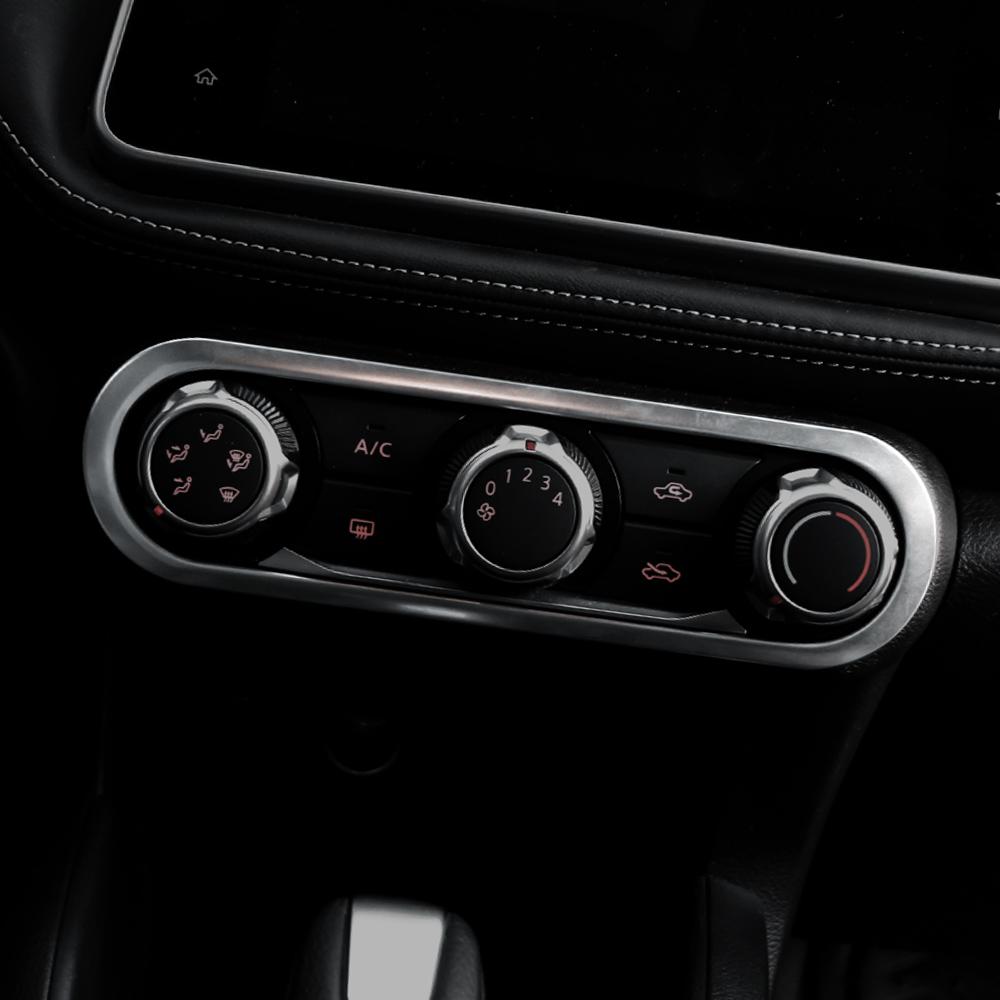 For Nissan Kicks 2017 - 2023 Car Center AC Switch Control Button Panel Cover Trim Sticker Interior Accessories