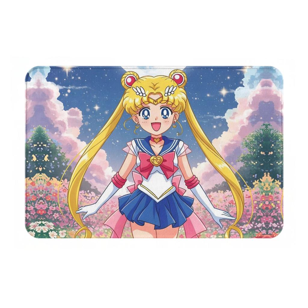 Cartoon Anime Girl Sailors Moons Doormat Mat Anti-Slip Kitchen Bathroom Garden Rug Carpet 40*60cm