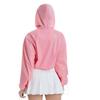 Spring & Autumn Iridescent Yellow Pink Women's Half-Zip Loose Hoodie Jacket