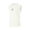Li Ning Bad Five Letter Rundhals Bequemes Atmungsaktives Vielseitiges Ärmelloses Westen Herren Tops Off-White AVSV177-1