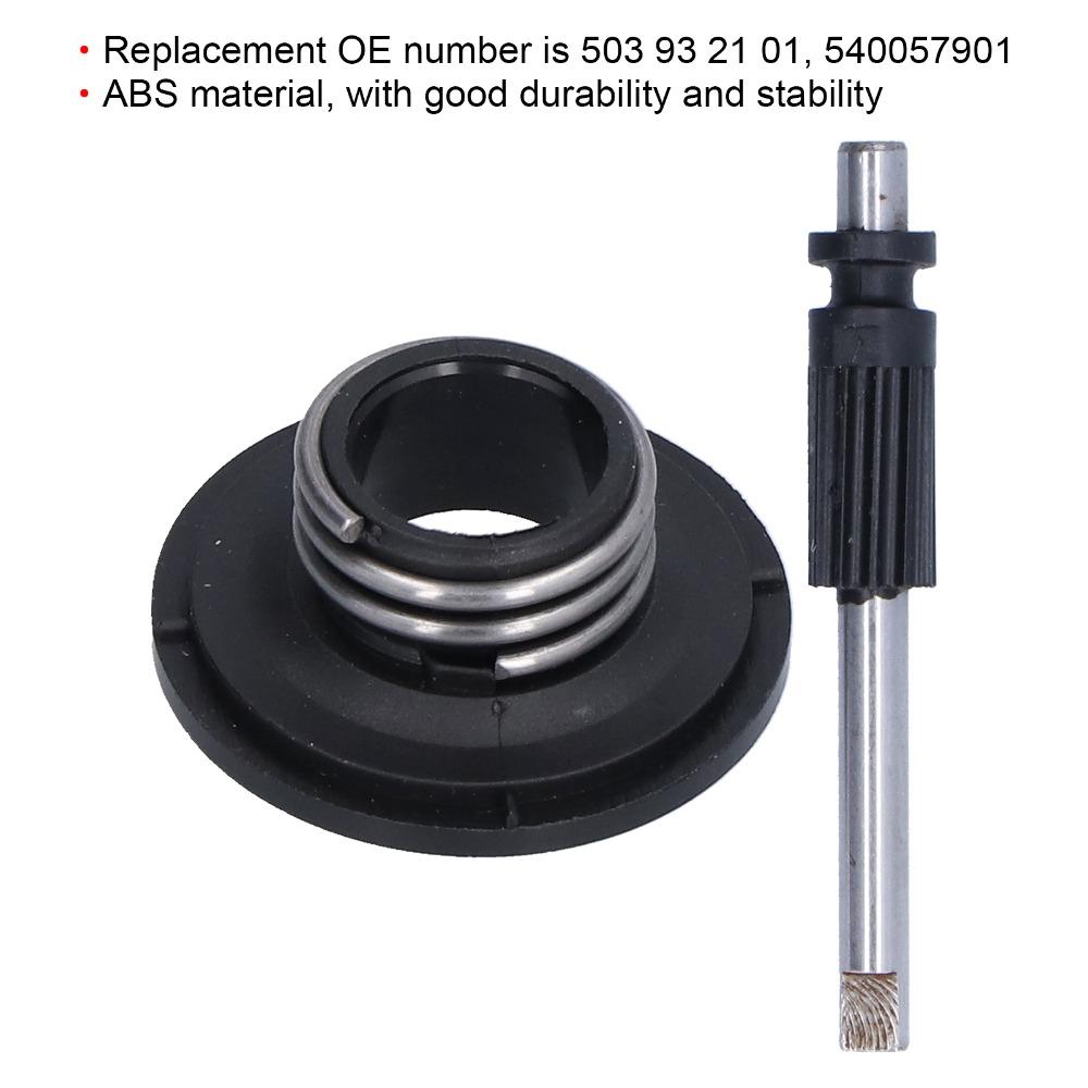 2PCS Compact Worm Gear Kit ABS Oil Pump Pinion for Husqvarna 435 440E 445 450E 340 345 350