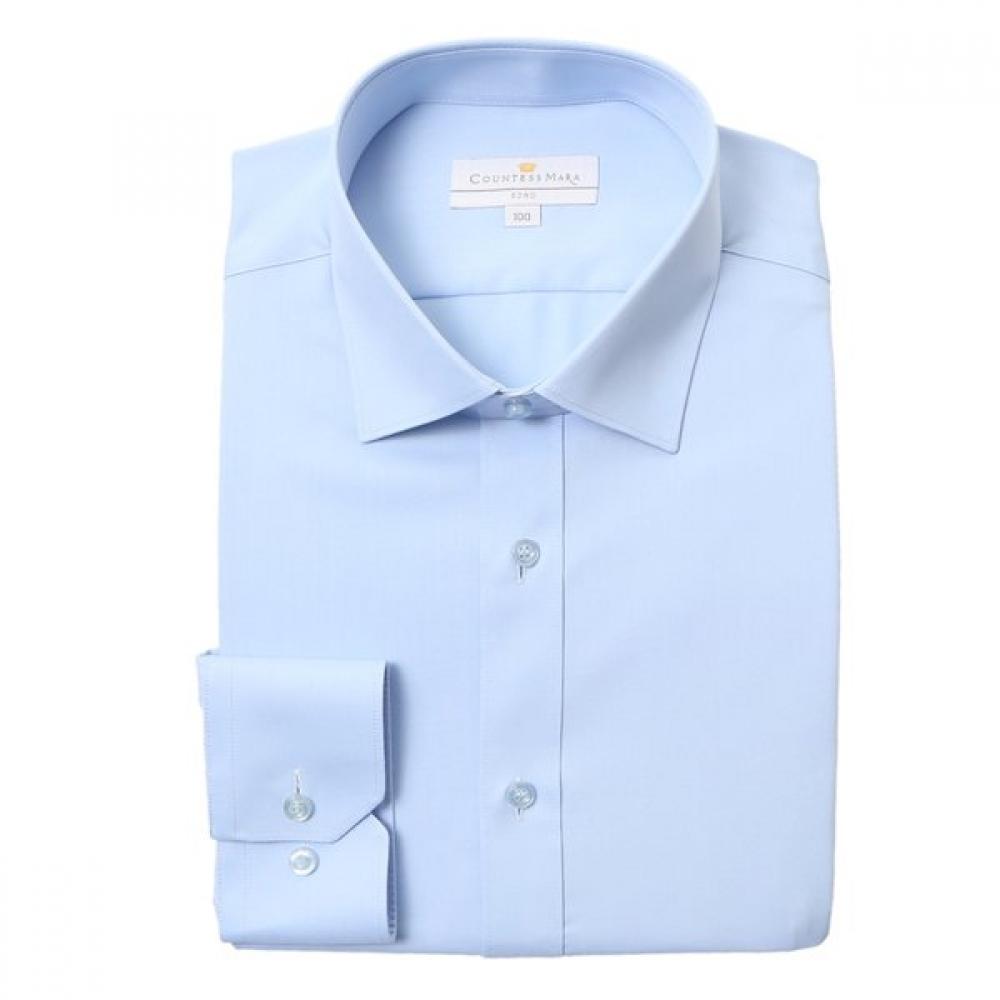 Countess Mara Wrinkle Free Stretch Semi Wide Blue Shirt Cdh3b51001b008k 110