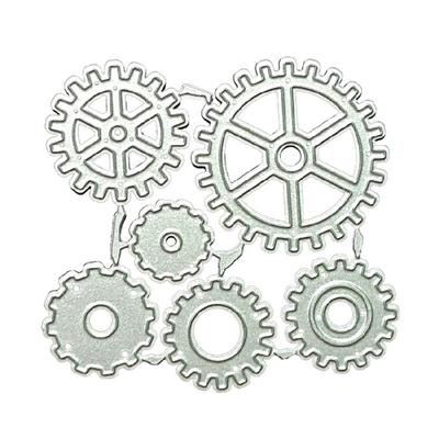 Gearwheel Cutting Dies Metal Stencil Decoration Home School Handmade
