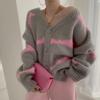 Womens Soft Knit Cardigan Sweater Loose V-Neck Long Sleeve Oversized Open Front Top Fall Winter