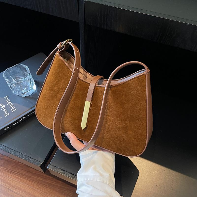Niche Retro Modern Underarm Bag Women's Autumn New Simple Temperament Versatile Shoulder Handbag
