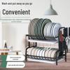 Carbon Steel Multi-Layer Kitchen Organizer Dish Drainer Rack