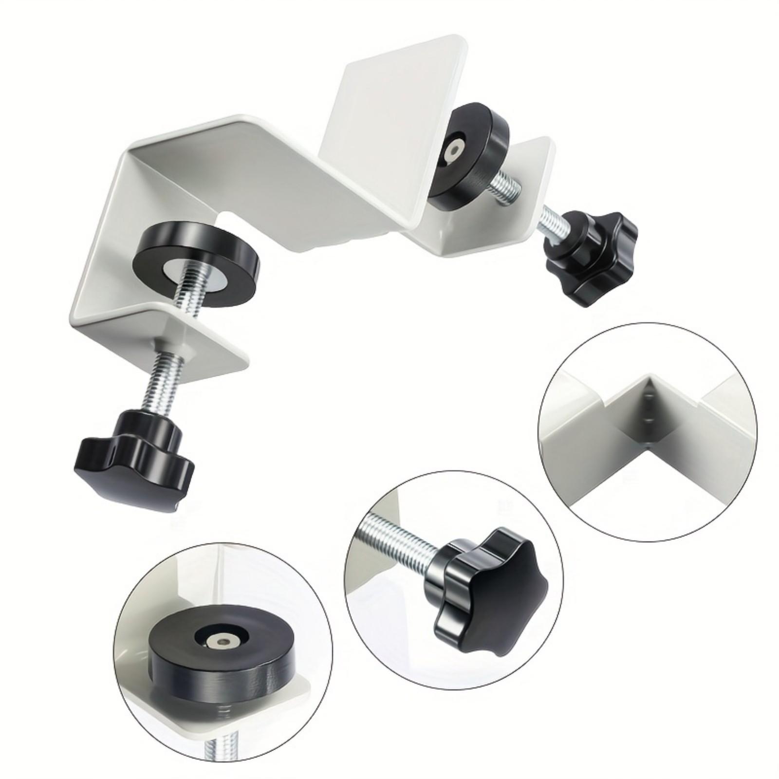 

2 Sets Of Angle Clamps, 90-degree Right-angle Clamps, Double-handled Woodworking Clamps, Suitable For Woodworking, Welding And Frame Making One Size