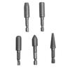1/4 Inch Hex Rasp Drill Bits Set for Steel Milling Filing and Engraving