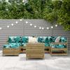 7 Piece Garden Sofa Set Pressure Treated Pine Wood