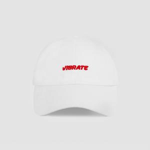 VIBRATE 3D Basic Ball Cap (Red&White)