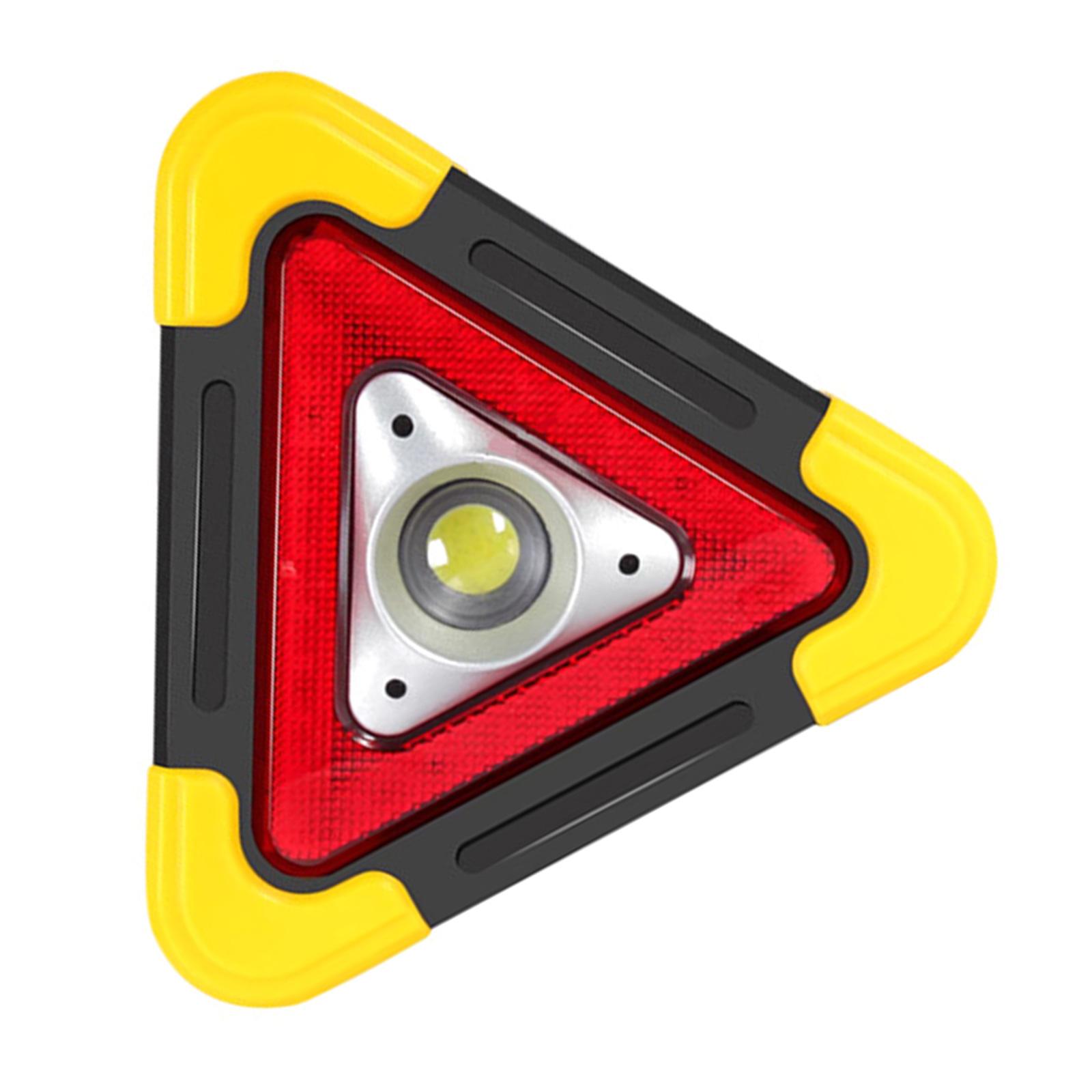 

Portable LED Triangular Hazard Sign Indicator Light With Easy To Use Switch For All Vehicle Types & Emergency Situations