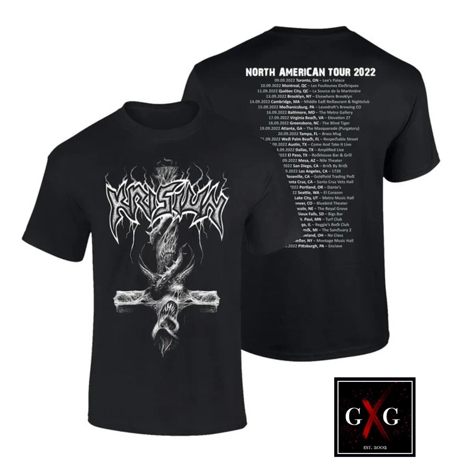 KRISIUN cd lgo INVERTED CROSS N AMERICAN TOUR Official SHIRT XL New mortem solis S