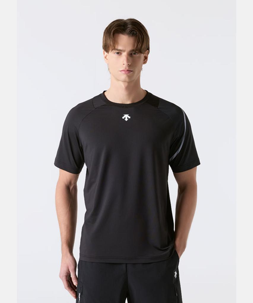 DESCENTE Training Spirit Short Sleeve T-Shirt Black Sr221Tts42
