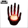 1-10PC Lighted Halloween Ghost Hand Holding Eyeball Pumpkin Battery Operated Lamp Scary Haunted House Trick or Treat Party Decor