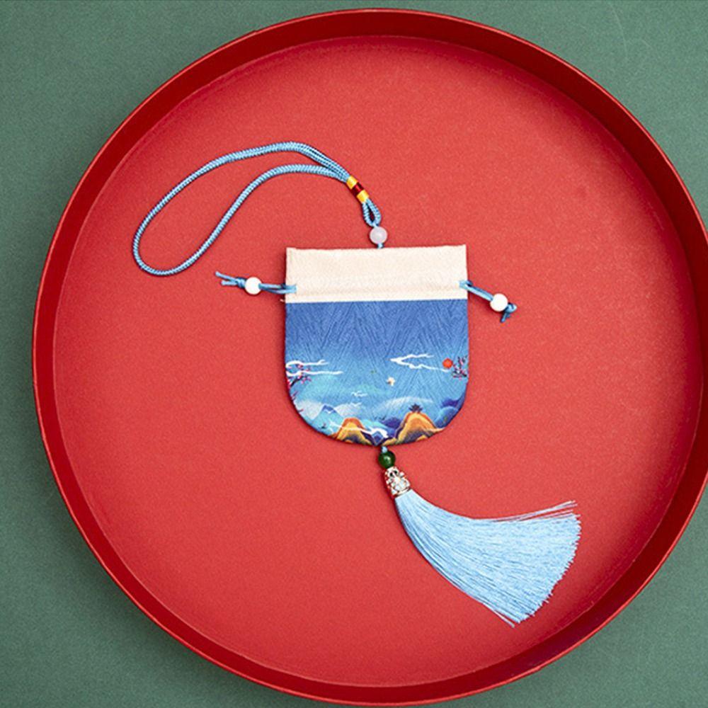 Cloth Hanging Decoration Chinese Style Storage Bag Purse Pouch Women Jewelry Bag Empty Sachet