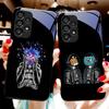 Fun Chef Astronaut For Samsung Galaxy S10 20 Plus 21 FE 22 23 24 FE 25 Ultra Black Tempered Glass Phone Case Hard Shell