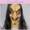 Halloween Witch Latex Mask With Long Hair For Haunted House And Cosplay Role Play