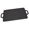 Plaque de cuisson double face en fer Chauffage rapide et uniforme Plaque de grill réversible pour camping en plein air Réchaud à gaz Cuisinière à induction