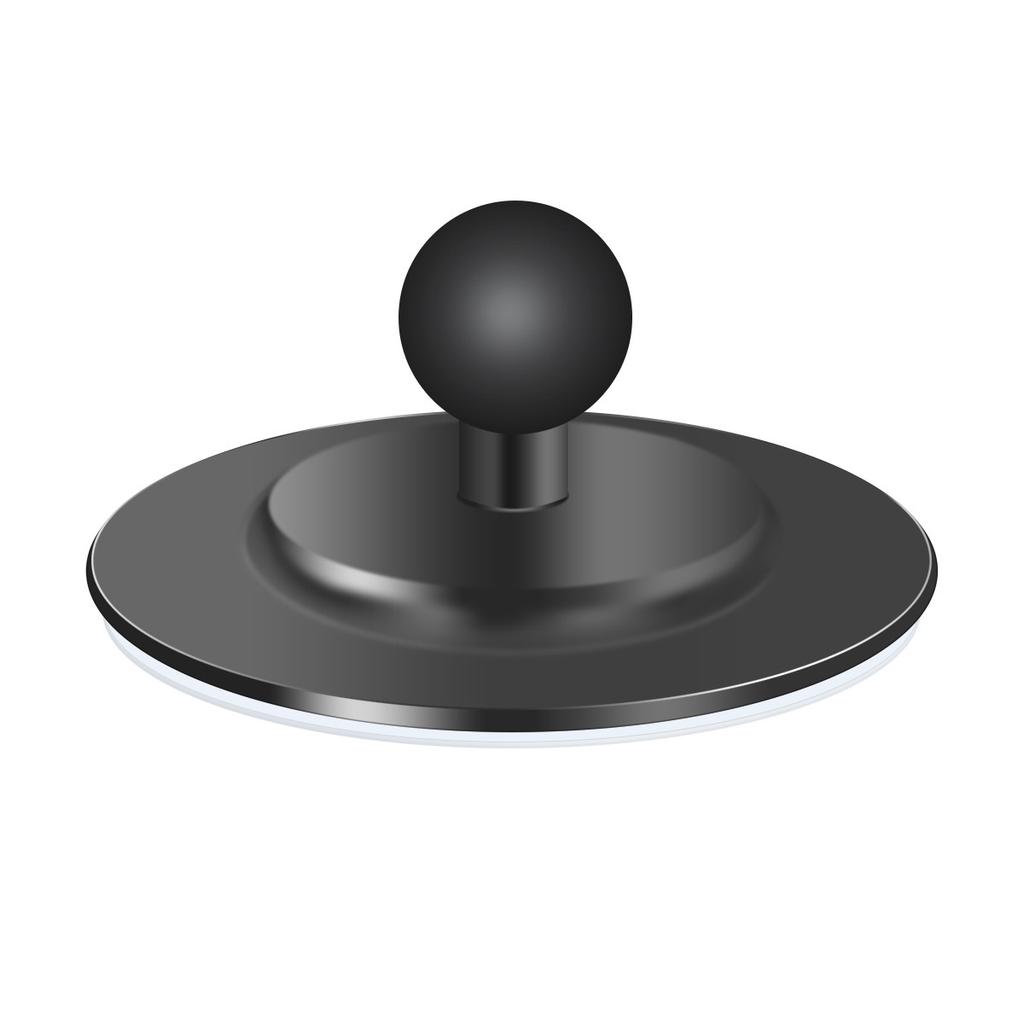 1 inch Ball Head Adapter Car Dashboard Suction Cup Round Plate with Adhesive TapeSticker for GPS Smartphones Camera Accessories