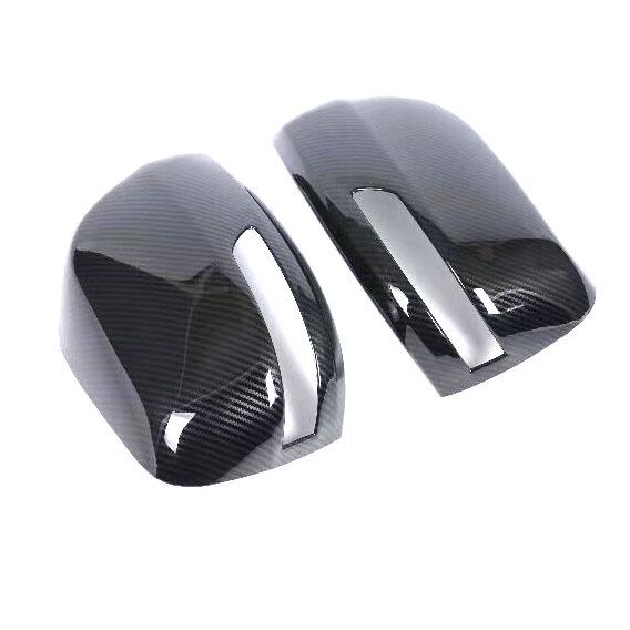 Fits 18 Toyota Prado Models: Rearview Mirror, Taillight Covers, Fog Light Eyebrow, and Spare Tire Trim.
