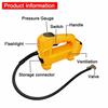 For Dewalt 18V Battery Portable Electric Air Pump Cordless Tire Inflator Portable Air Compressor With Digital Pressure Gauge
