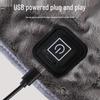 USB Podgrzewana Opaska na Oczy do Snu - Elektryczna Podgrzewana Zasłaniająca Maska na Oczy