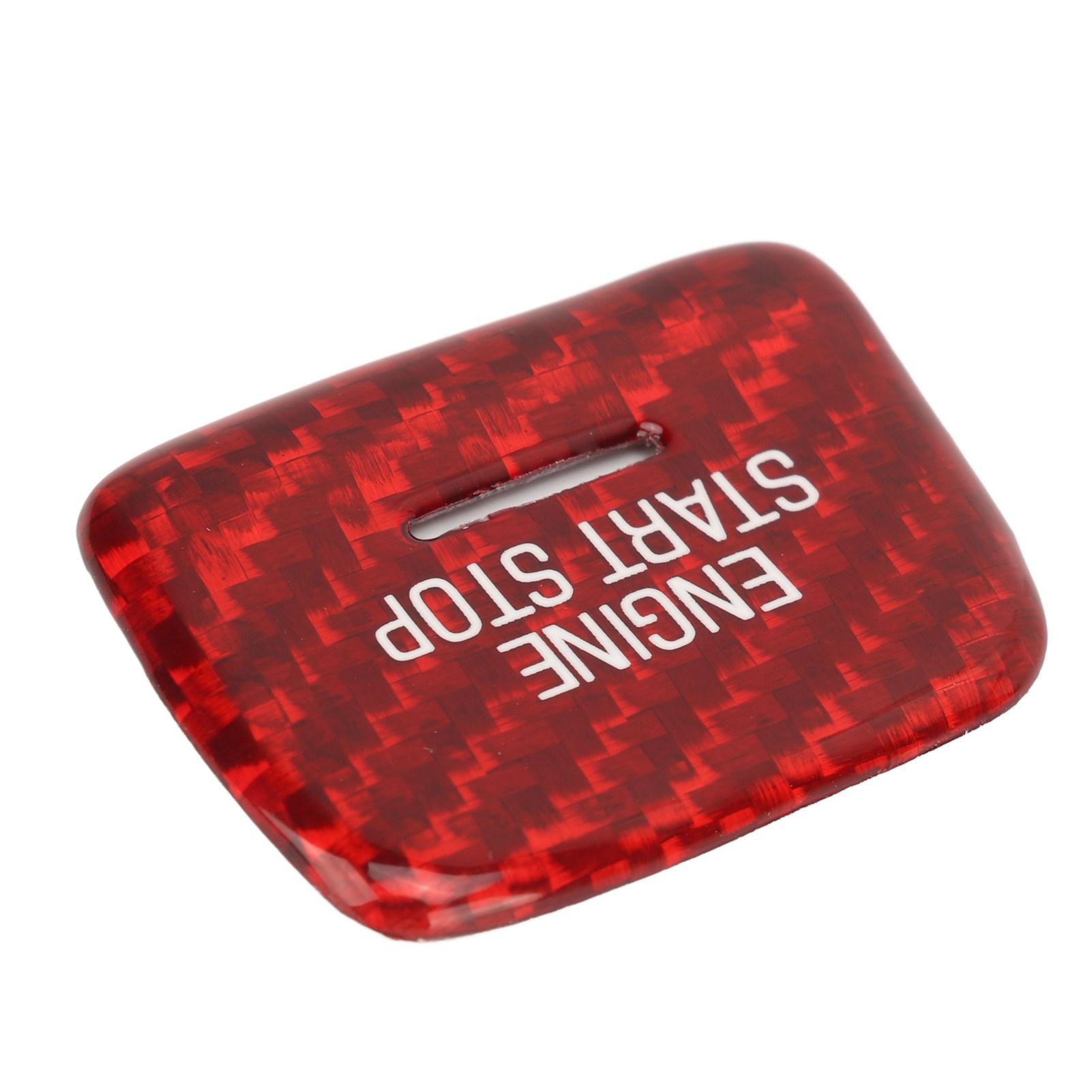 

Engine Push to Start Button Cover Carbon Start Replacement for C7 2013 to 2019