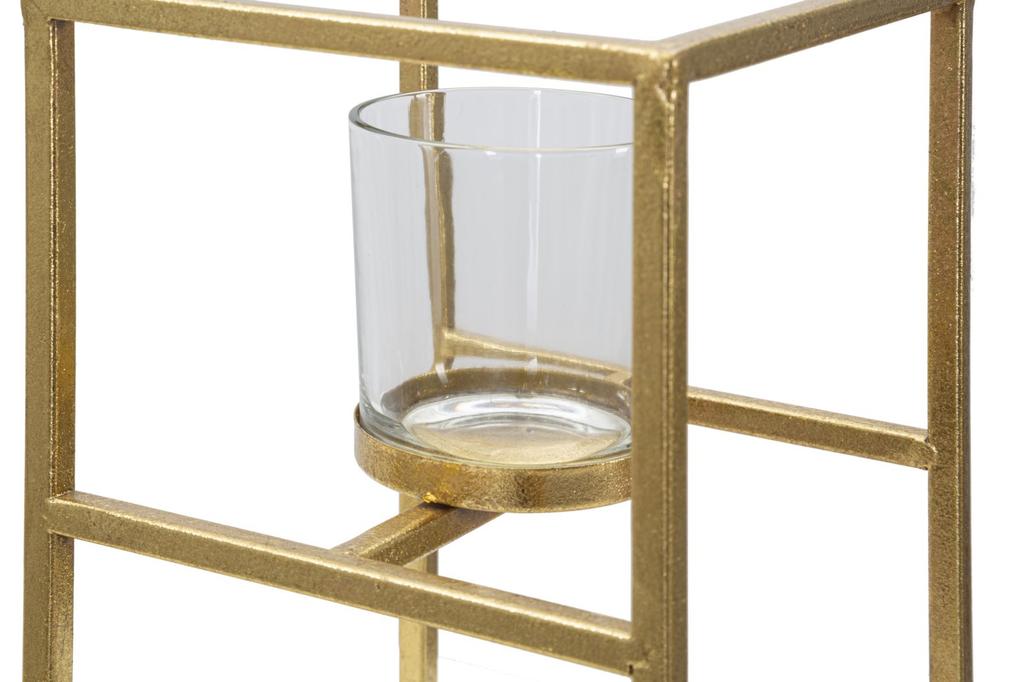 Candle Holder Elegant Cm 15X15X25