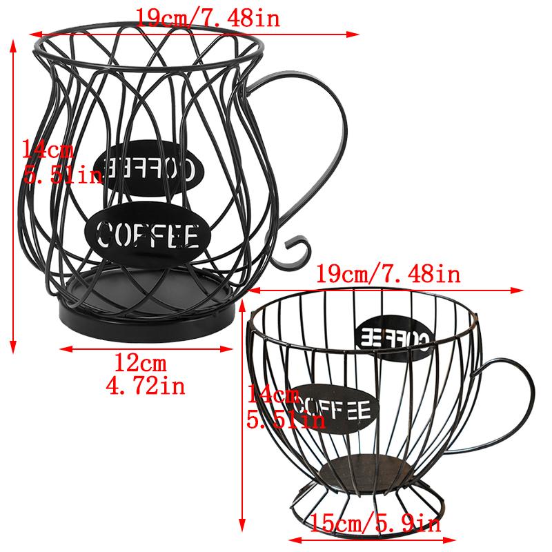 Large Capacity Coffee Pod Organizer Holder for Kitchen Countertop Convenient Stylish Storage Rack for Coffee Pod Stands Decor