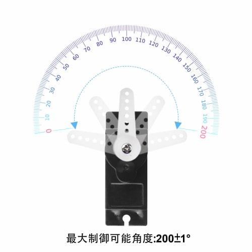 Miuzei Micro Servo Motor, 9g, 180, 10 Metal Gears, High Torque, for RC Helicopters, Airplanes, Boats, Robots, and Arduino