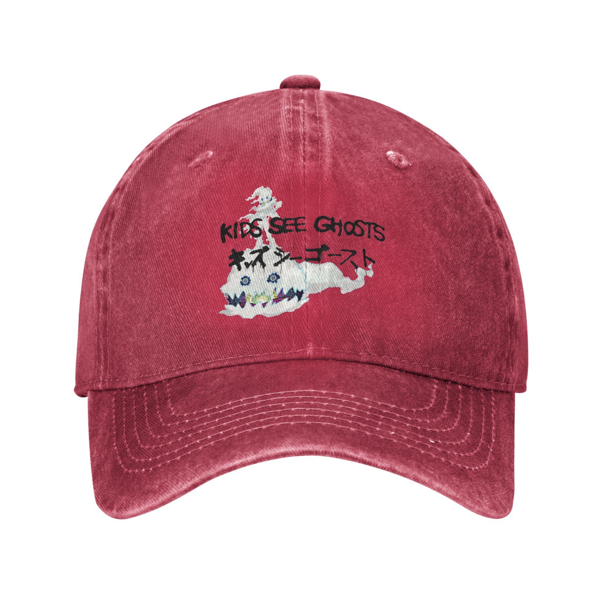 kids see ghosts Vintage Trendy Baseball cap Protects The Forehead Suitable For Round Faces Cap One Size