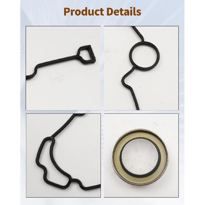 TCS46169 Engine Timing Cover Gasket and Crankshaft Oil Seal Set Fit for RAM 1500 2500 3500 Fit for Jeep Grand Cherokee Fit for Dodge Durango