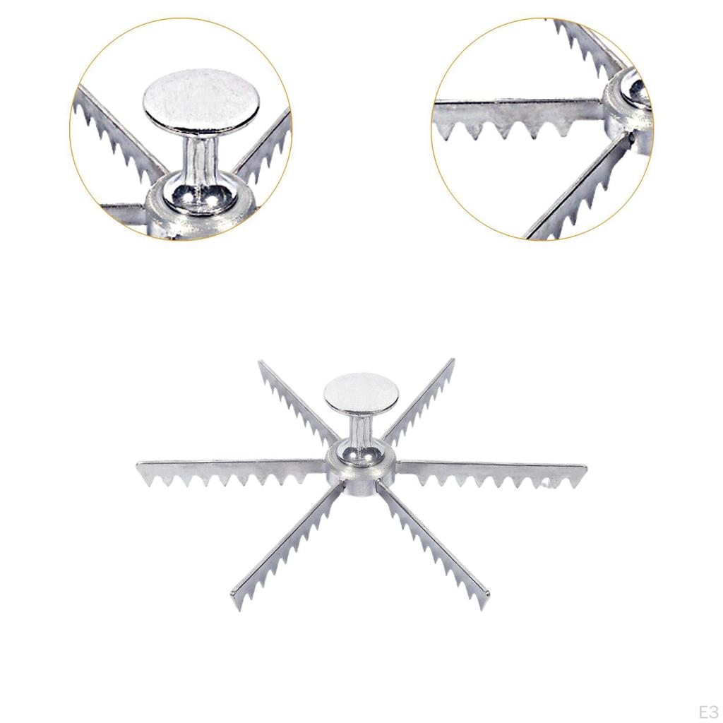 Pie Divider Easy to Use with Handles Cutter for Home Restaurant Domestic 5 Slices