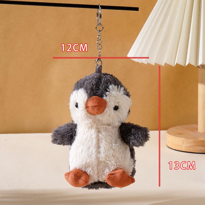 Adorable Dazed Penguin Keychain Plush Doll Souvenir