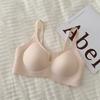 Milk leather comic breasts, seamless underwear, women's big breasts show small breasts, gather and close secondary breasts,anti-hanging jelly lift bra