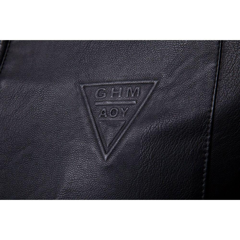 Korean Style Men's Autumn/Winter Leather Stand Collar Jacket - High Quality Fashion Coat