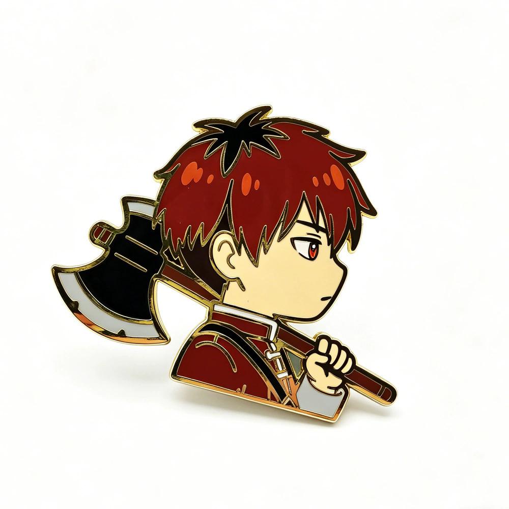 Klassische Anime-Spiele Emaille-Anstecker Kawaii Cartoon-Charakter Brosche Kleidung Rucksack Revers-Abzeichen Mode Schmuck Zubehör Geschenke