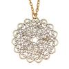 Openwork Dragonfly Pendant antique Gold color Necklace Insect Jewelry 45cm or 70cm long chain