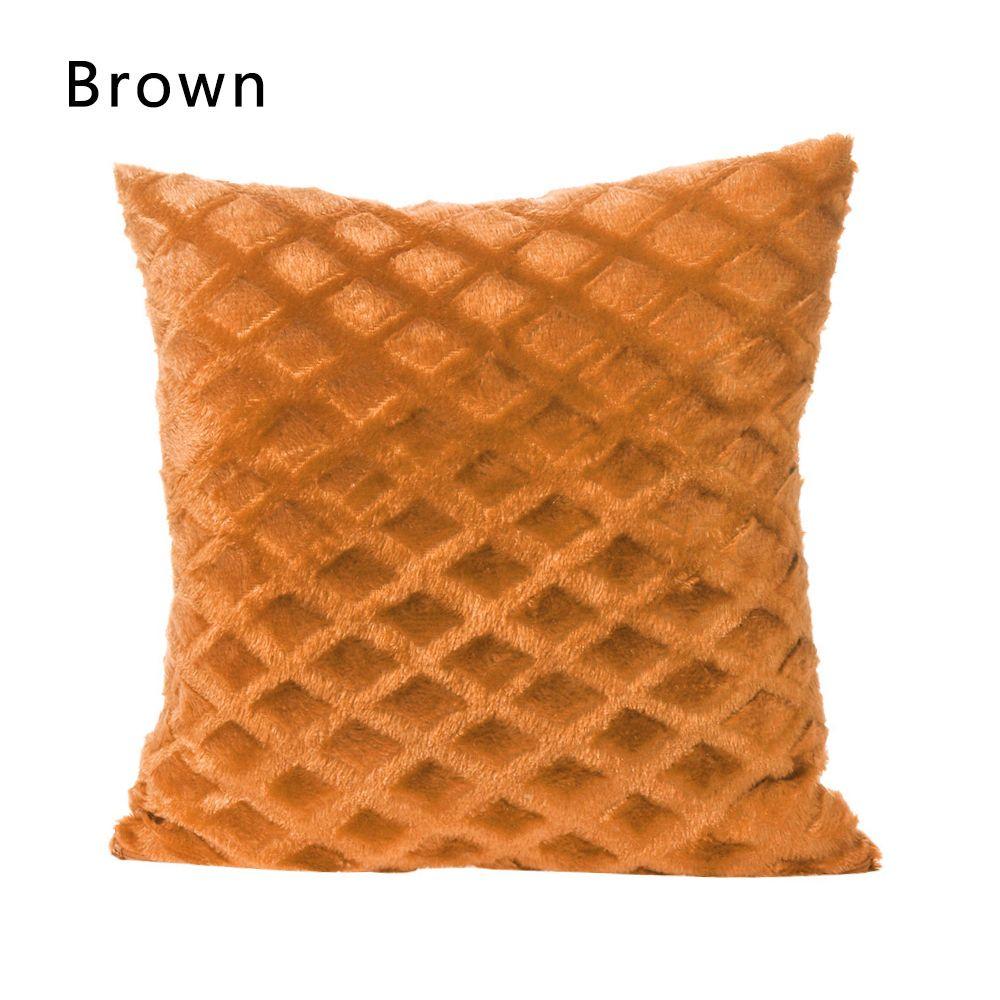 Soft Car Seat Home Decor Cushion Cover Throw Pillow Cases Winter Warm Corduroy