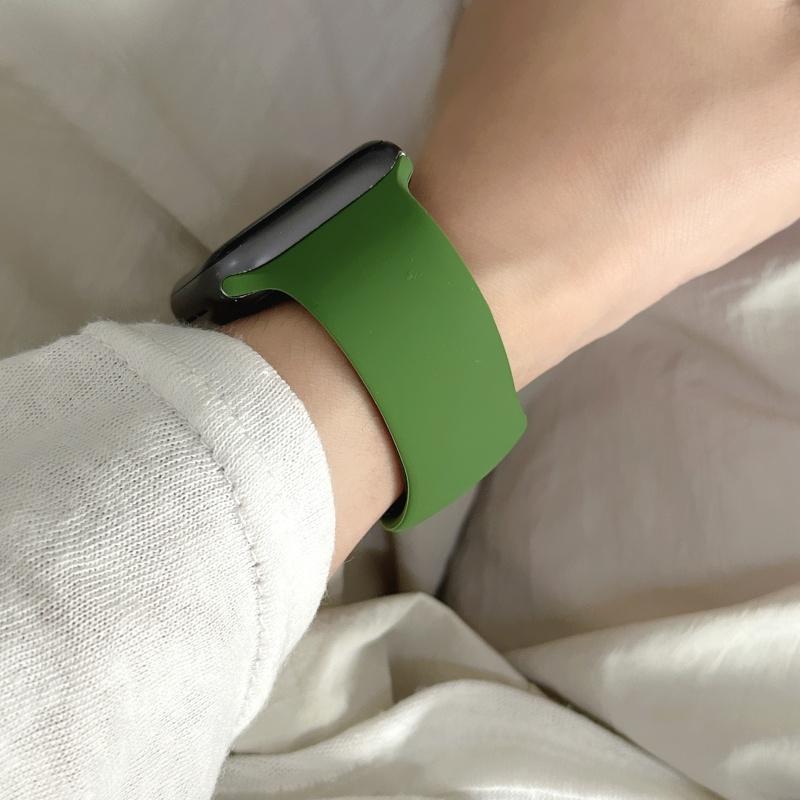 Band For Watch series 11-10 46 mm 44 mm 45mm 49mm 40mm 42mm 41mm Silicone bracelet iWatch 9 8 7 6 SE-ultra 3/2 straps