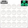 1-20PCS Halloween Coasters Pumpkin Spider Web Design Heat Resistant Non Slip Easy Clean Drink Coasters for Home Party Decoration
