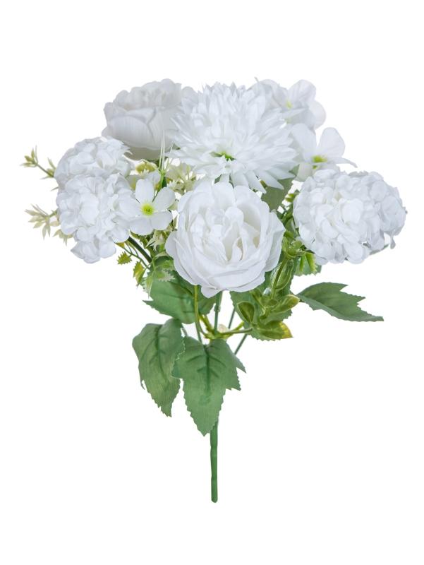Artificial Flowers Fake Silk Hydrangea Rose Home Room Table Vase Decora Festival Wreath Wedding Bouquet Party Gifts Accessories