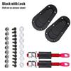 Universal Racing Car Flush Mount Quick Release Hood Latch Pin No Key Locking Kit