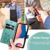 Coque de protection - Samsung - Galaxy A55 5G - Cuir PU Papillon - Vert - Semi-rigide