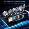 HdoorLink Transparent PD240W USB4.0 40Gbps Type C To C Adapter 8K@60Hz 5A Fast Charging Adapter for Iphone 16 15 14 Mac Pro Samsung Galaxy