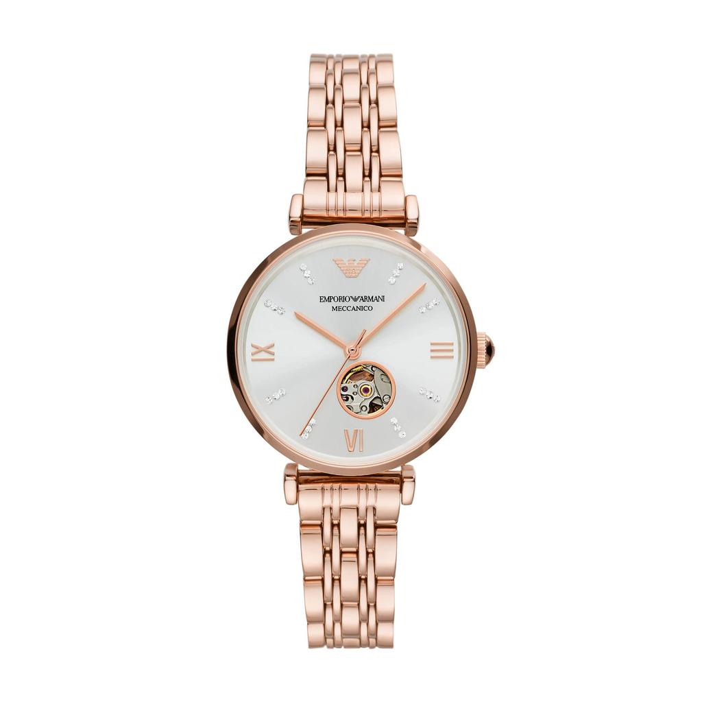 Emporio Armani AR60023 Officially Pink Gold Women's Watch, Imported,
