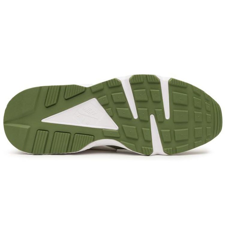 Stussy X Nike Air Huarache LE Dark Olive 2021 Unisex Sneakers Green White Varsity-Maize DD1381-300